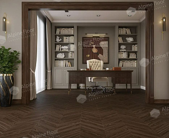 Ламинат Alpine Floor Искусство шеврона (CHEVRON ART) Орех Гранд-Каньон LF109-10